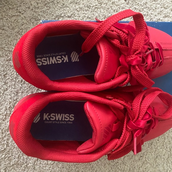 Red K-Swiss Sneakers - Picture 6 of 6